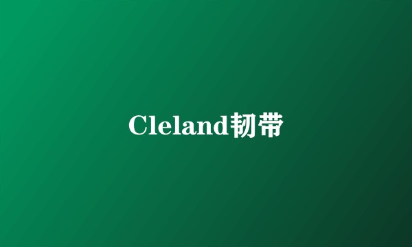 Cleland韧带