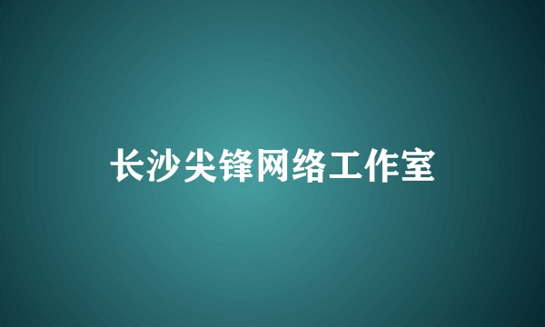 长沙尖锋网络工作室