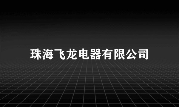 珠海飞龙电器有限公司