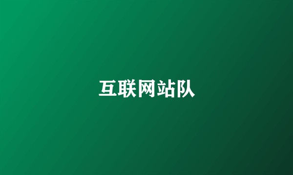 互联网站队