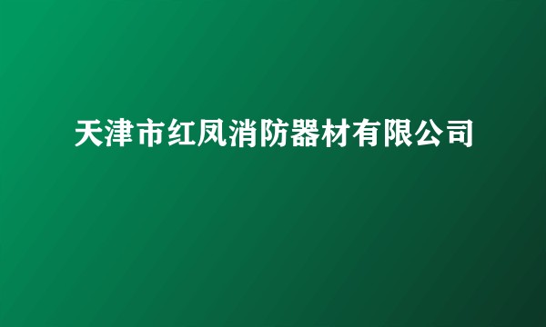 天津市红凤消防器材有限公司