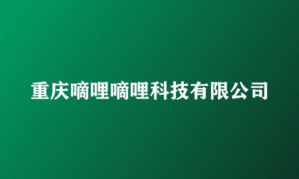 重庆嘀哩嘀哩科技有限公司