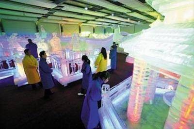 上海世博园冰雕展