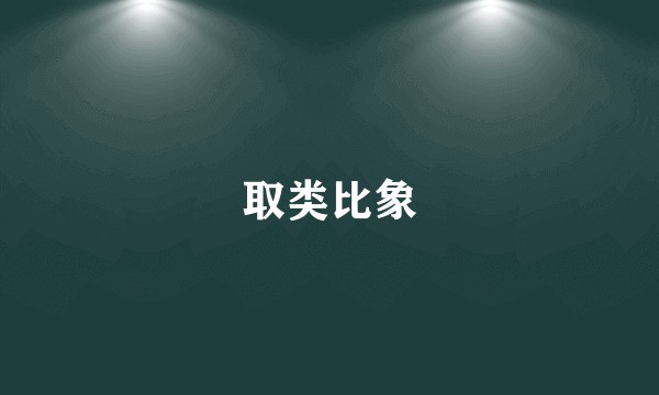 取类比象