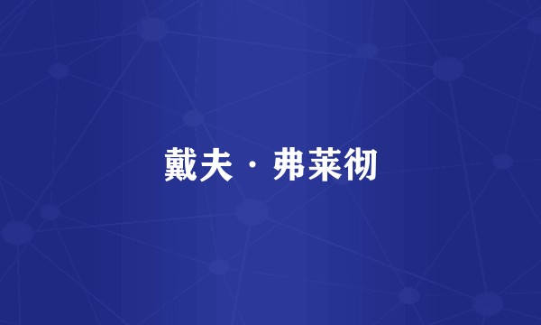 戴夫·弗莱彻