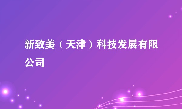 新致美(天津)科技发展有限公司