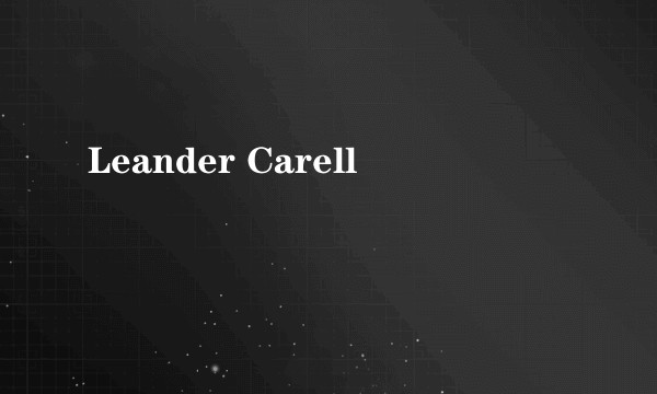 Leander Carell