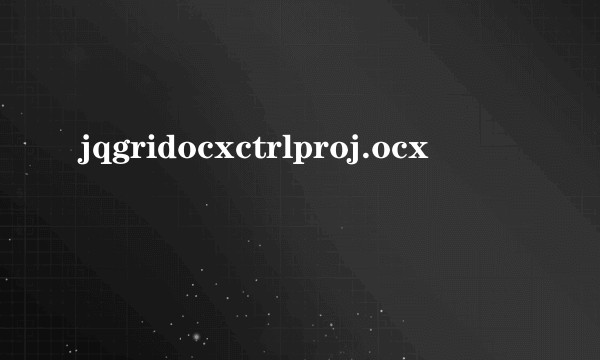 jqgridocxctrlproj.ocx