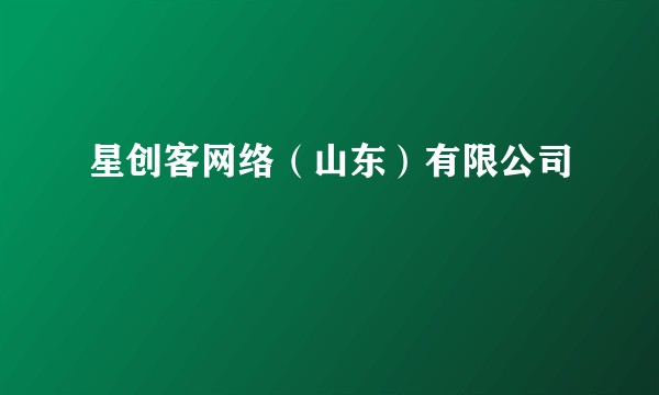 星创客网络(山东)有限公司