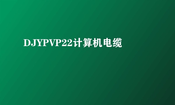 DJYPVP22计算机电缆