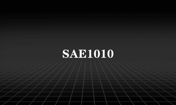 SAE1010