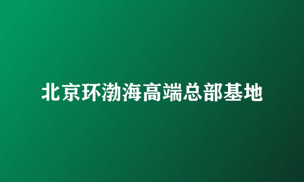 北京环渤海高端总部基地