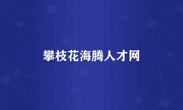 攀枝花海腾人才网