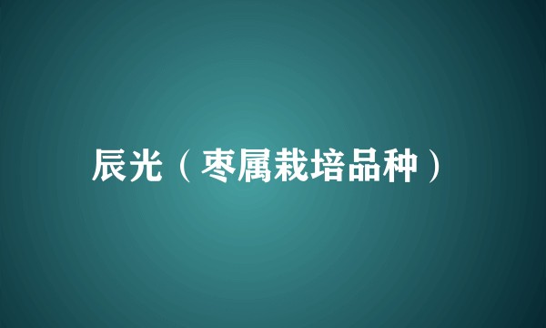 辰光（枣属栽培品种）