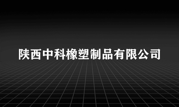 陕西中科橡塑制品有限公司