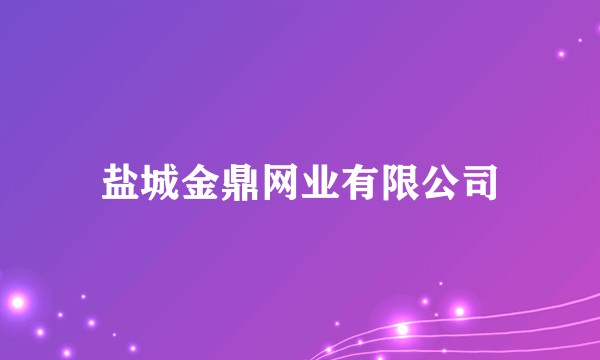 盐城金鼎网业有限公司