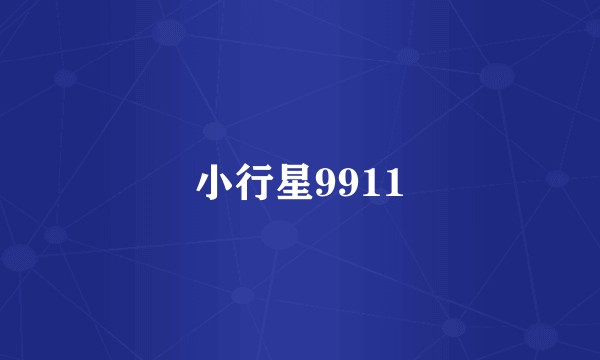 小行星9911