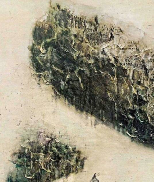 周春芽对望图