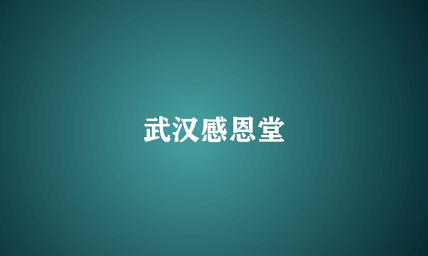 武汉感恩堂