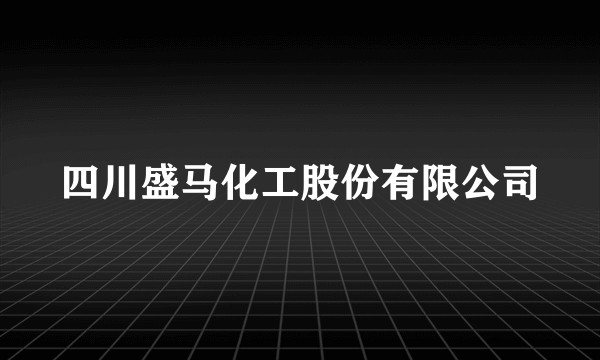 四川盛马化工股份有限公司