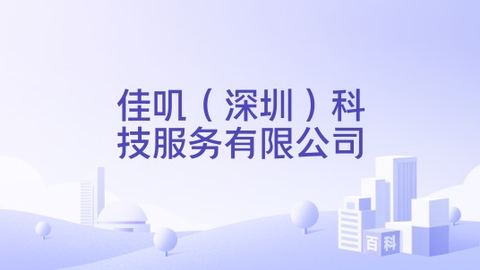 佳叽（深圳）科技服务有限公司