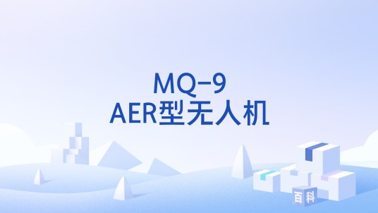 MQ-9AER型无人机