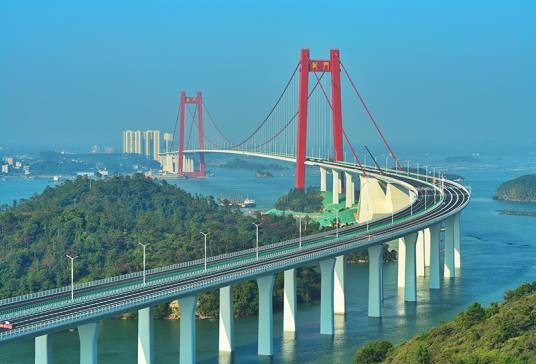 龙门大桥（中国广西壮族自治区钦州市境内跨海通道）