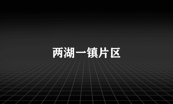 两湖一镇片区