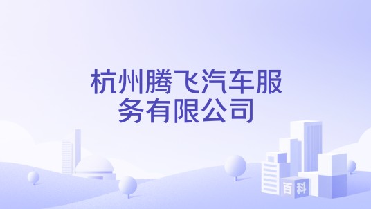 杭州腾飞汽车服务有限公司