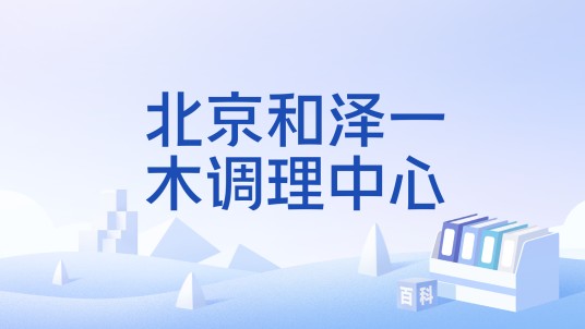 北京和泽一木调理中心