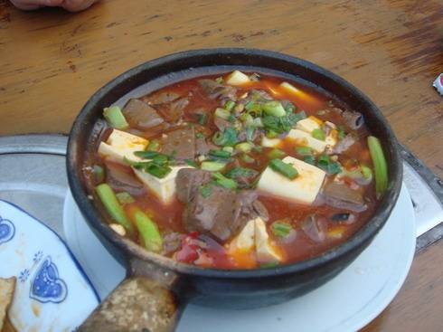 鸭血豆腐汤