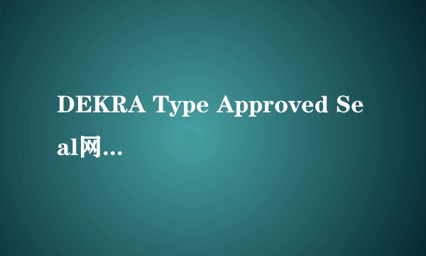DEKRA Type Approved Seal网络安全认证证书