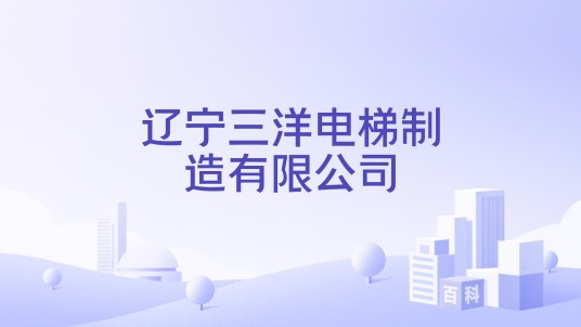 辽宁三洋电梯制造有限公司
