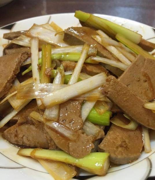 凉拌猪肝