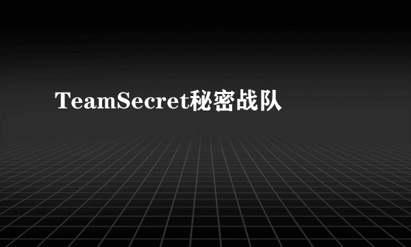 TeamSecret秘密战队