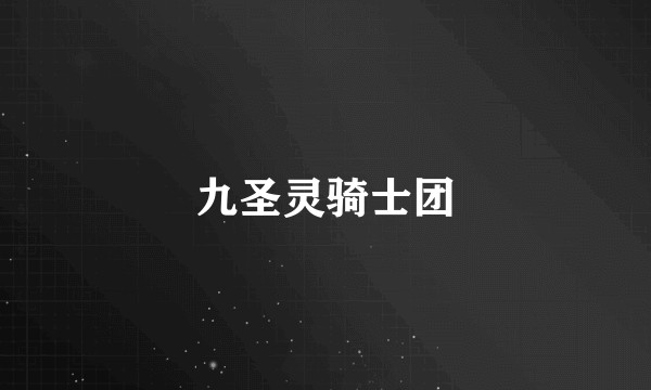 九圣灵骑士团