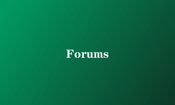 Forums