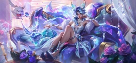 水晶玫瑰(《英雄联盟手游》中九尾妖狐阿狸的一款手游首发限定皮肤)