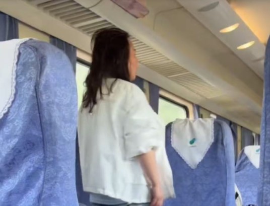 5·23火车上女子举止怪异事件
