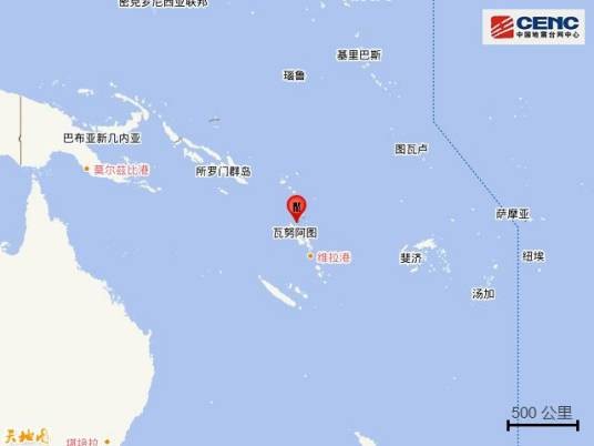 6·24瓦努阿图群岛地震