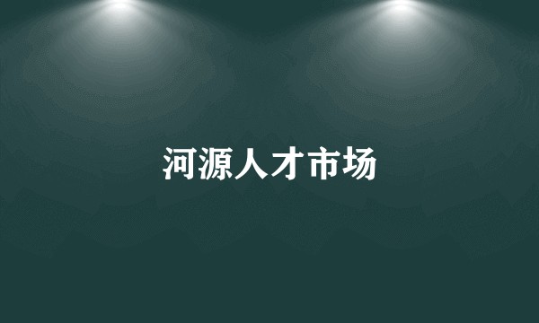 河源人才市场