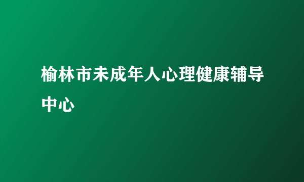 榆林市未成年人心理健康辅导中心