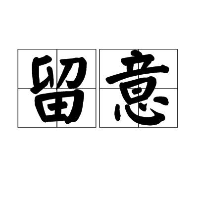 留意（汉语词语）