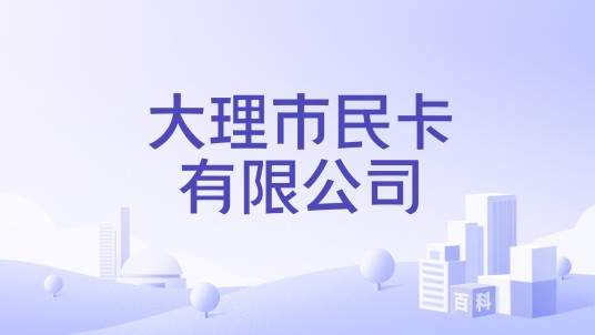 大理市民卡有限公司