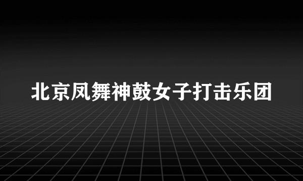 北京凤舞神鼓女子打击乐团