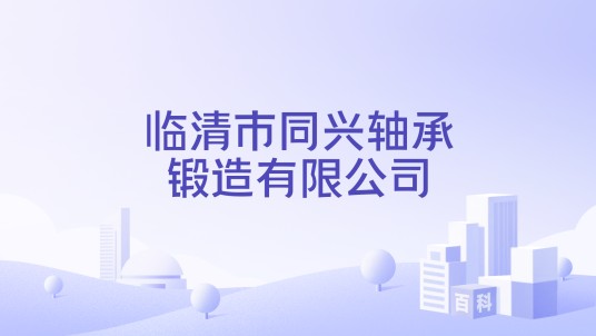 临清市同兴轴承锻造有限公司