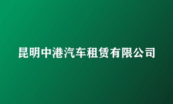 昆明中港汽车租赁有限公司