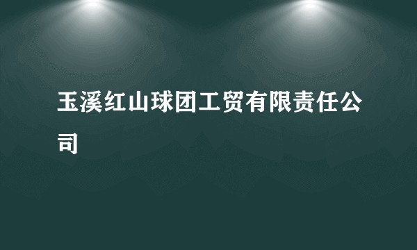 玉溪红山球团工贸有限责任公司