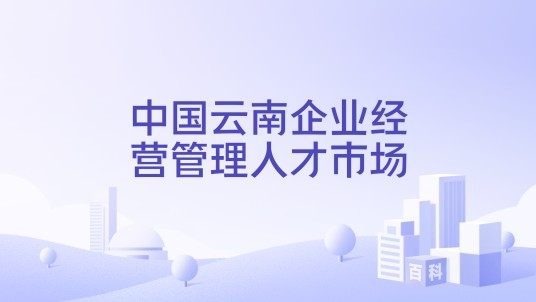 中国云南企业经营管理人才市场
