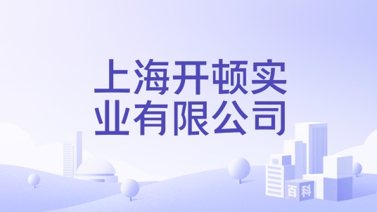 上海开顿实业有限公司